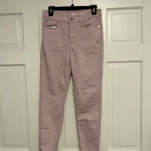 Pink skinny jeans